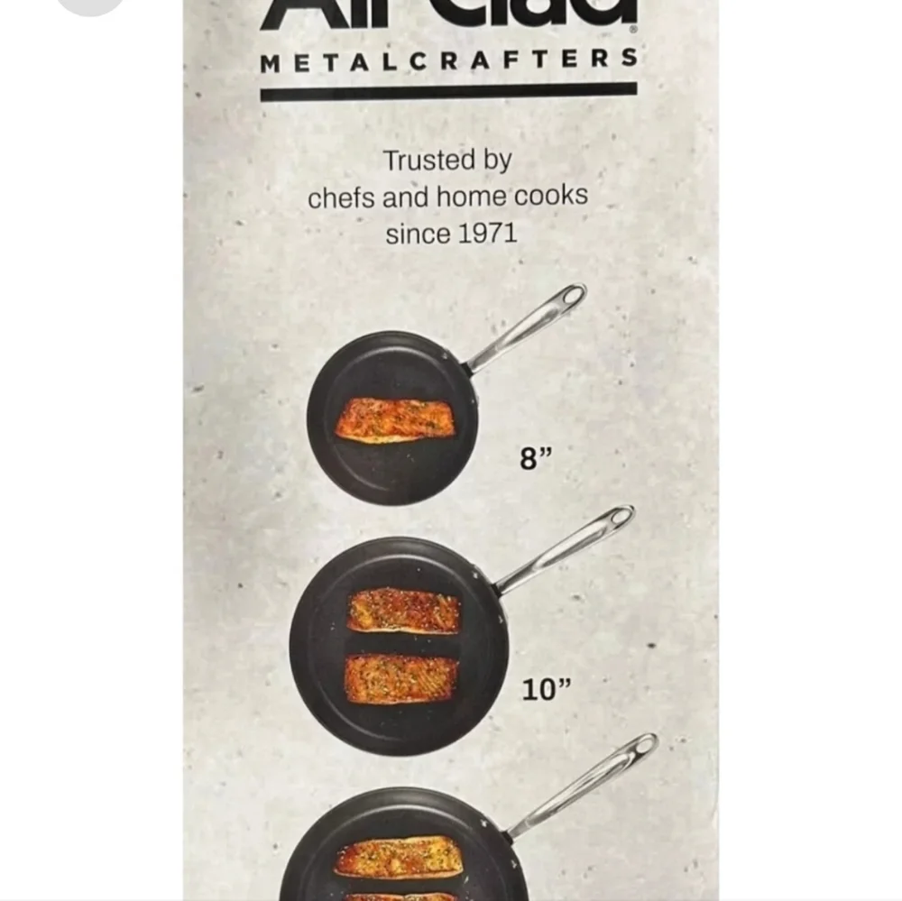 All-Clad Hard-Anodized Fry Pan 3-piece Set